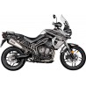 Triumph tiger 800 xrt abs silver akrapovic