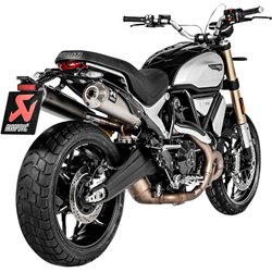 Ducati scrambler 1100 abs silver akrapovic