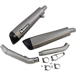 Triumph scrambler 1200 xe bond edition tapered akrapovic
