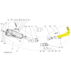 Yamaha xp 530 t-max abs t-max 2-into-1 system akrapovic