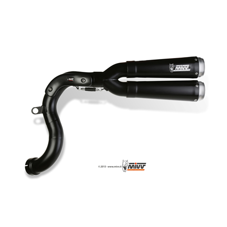 DUCATI SCRAMBLER 800 2015 X-CONE INOX NEGRO CERAMICO 2 SILENCIOSOS