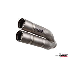 KAWASAKI Z 1000 2010 2013 DOUBLE GUN FULL TITANIO 2 SILENCIOSOS