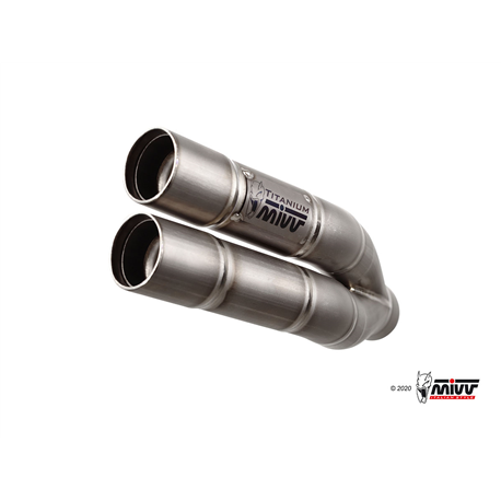 KAWASAKI Z 1000 2010 2013 DOUBLE GUN FULL TITANIO 2 SILENCIOSOS