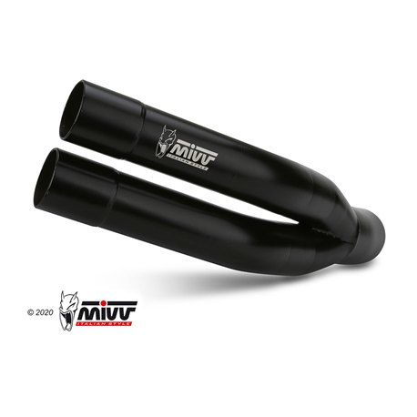 KAWASAKI Z 750 2007 2014 DOUBLE GUN ALUMINIO NEGRO