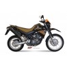 YAMAHA XT 660 X/R 2004 2016 SUONO ALUMINIO NEGRO 2 SILENCIOSOS