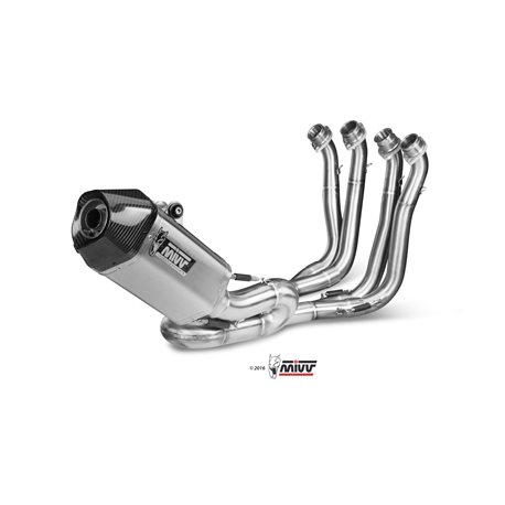 HONDA CBR 1000 RR 2014 2016 SPEED EDGE INOX COPA CARBONO LINEA COMPLETA 4x2x1