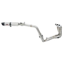HONDA CBR 600 RR 2007 2012 SUONO INOX COPA CARBONO LINEA COMPLETA 4x2x1