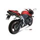 HONDA CBR 600 RR 2007 2012 SUONO INOX COPA CARBONO