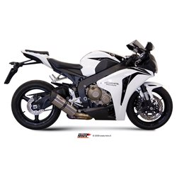 HONDA CBR 1000 RR 2008 2013 SUONO FULL TITANIO COPA CARBONO LINEA COMPLETA 4x2x1