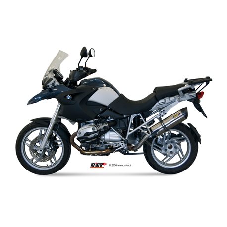 BMW R 1200 GS / Adventure 2004 2007 SUONO INOX COPA CARBONO