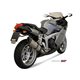 BMW K 1200 R / S / GT 2005 2008 SUONO INOX COPA CARBONO
