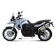 BMW F 650 GS 2008 2012 SUONO INOX COPA CARBONO