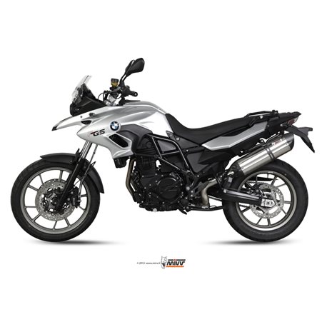 BMW F 700 GS 2012 SUONO INOX COPA CARBONO