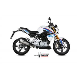BMW G 310 R 2018 DELTA RACE INOX COPA CARBONO LINEA COMPLETA 1x1