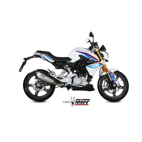 BMW G 310 R 2018 DELTA RACE INOX COPA CARBONO LINEA COMPLETA 1x1