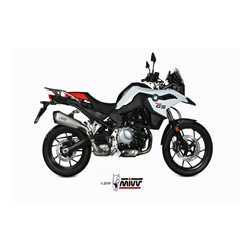 BMW F 750 GS 2018 DELTA RACE INOX COPA CARBONO