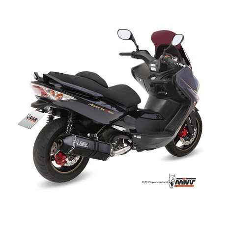 KYMCO XCITING 500 2013 2014 SPEED EDGE ALUMINIO NEGRO LINEA COMPLETA 1x1