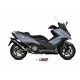 KYMCO AK550 2017 OVAL ALUMINIO NEGRO COPA CARBONO