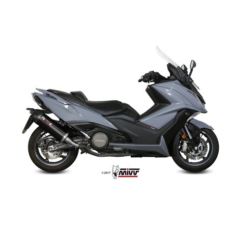 KYMCO AK550 2017 OVAL ALUMINIO NEGRO COPA CARBONO