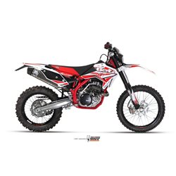 BETA 400 RR 2011 2012 OVAL INOX COPA CARBONO LINEA COMPLETA 1x1
