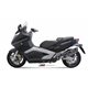 GILERA GP800 2008 2013 SUONO ALUMINIO NEGRO LINEA COMPLETA 2x1