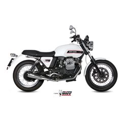 MOTO GUZZI V7 CLASSIC / SPECIAL 2008 2016 GHIBLI INOX POLISHED 2 SILENCIOSOS