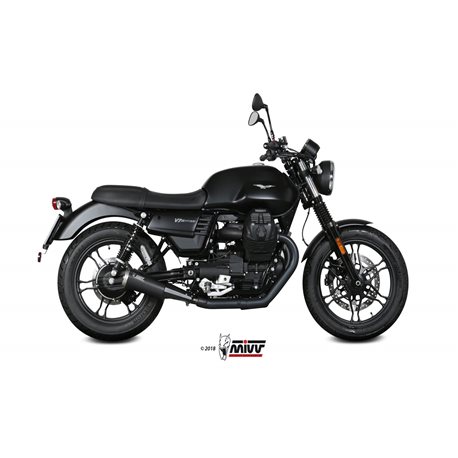 MOTO GUZZI V7 III 2017 GHIBLI INOX NERO CERAMICO 2 SILENCIOSOS