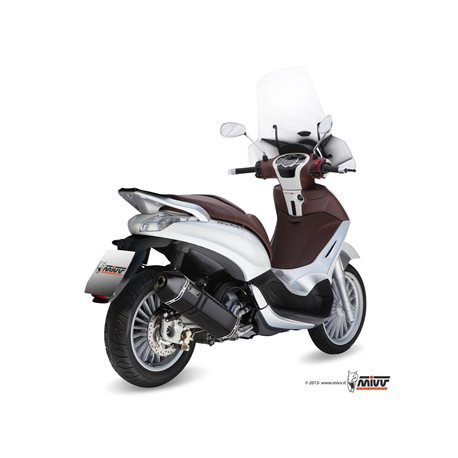 PIAGGIO BEVERLY 300 2010 2016 SPEED EDGE ALUMINIO NEGRO LINEA COMPLETA 1x1