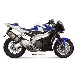 APRILIA TUONO Fighter 1000 2006 2010 SUONO INOX COPA CARBONO 2 SILENCIOSOS