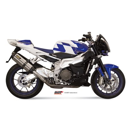APRILIA TUONO Fighter 1000 2006 2010 SUONO INOX COPA CARBONO 2 SILENCIOSOS