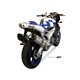 APRILIA TUONO Fighter 1000 2006 2010 SUONO INOX COPA CARBONO 2 SILENCIOSOS
