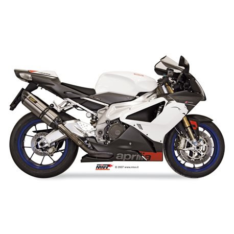 APRILIA RSV 1000 2004 2008 SUONO INOX COPA CARBONO 2 SILENCIOSOS