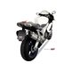 APRILIA RSV 1000 2004 2008 SUONO INOX COPA CARBONO 2 SILENCIOSOS