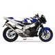 APRILIA TUONO Fighter 1000 2006 2010 X-CONE INOXIDABLE 2 SILENCIOSOS