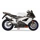 APRILIA RSV 1000 2004 2008 GP ALUMINIO NEGRO 2 SILENCIOSOS
