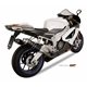 APRILIA RSV 1000 2004 2008 GP ALUMINIO NEGRO 2 SILENCIOSOS