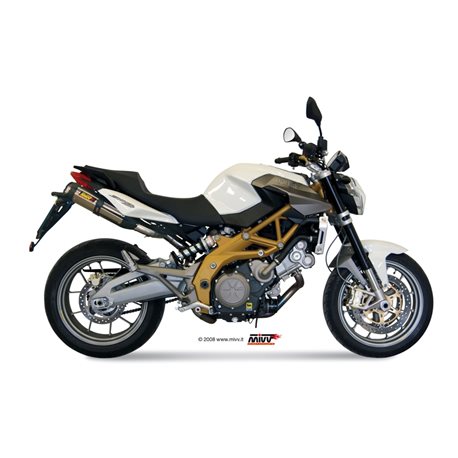 APRILIA SHIVER 750 2008 2016 SUONO INOX COPA CARBONO 2 SILENCIOSOS