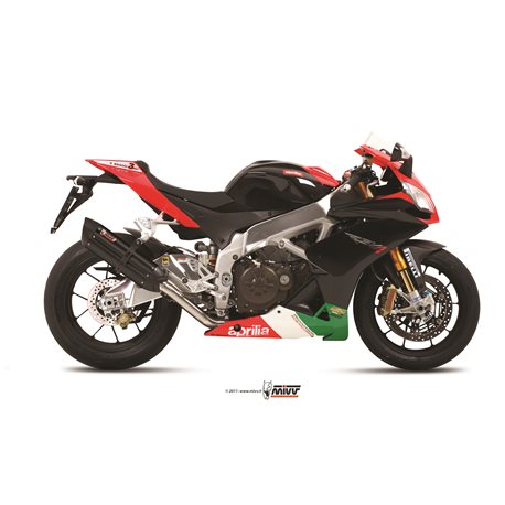 APRILIA RSV4 APRC 2011 2016 SUONO ALUMINIO NEGRO