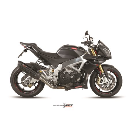 APRILIA TUONO V4 APRC 2011 2016 SUONO ALUMINIO NEGRO