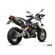 APRILIA DORSODURO 1200 2012 2016 SUONO INOX COPA CARBONO 2 SILENCIOSOS