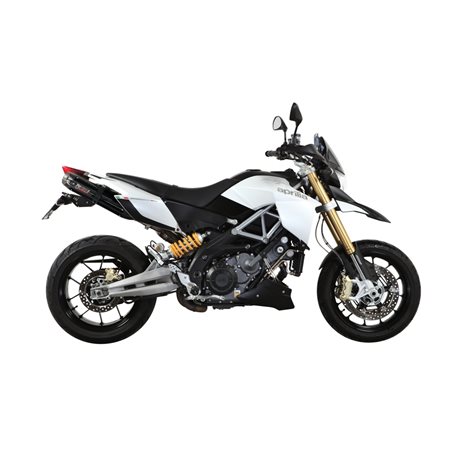 APRILIA DORSODURO 1200 2012 2016 SUONO ALUMINIO NEGRO 2 SILENCIOSOS