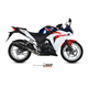 HONDA CBR 250 R 2011 2014 SUONO ALUMINIO NEGRO