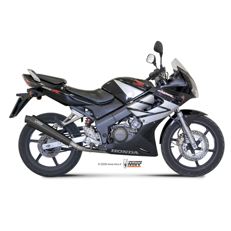 HONDA CBR 125 R 2004 2010 X-CONE ALUMINIO NEGRO LINEA COMPLETA 1x1