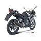 HONDA CBR 125 R 2004 2010 X-CONE ALUMINIO NEGRO LINEA COMPLETA 1x1