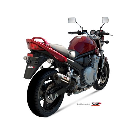 SUZUKI GSX 650 F 2008 2015 SUONO ALUMINIO NEGRO