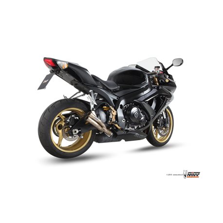 SUZUKI GSX-R 750 2008 2010 DOUBLE GUN FULL TITANIO